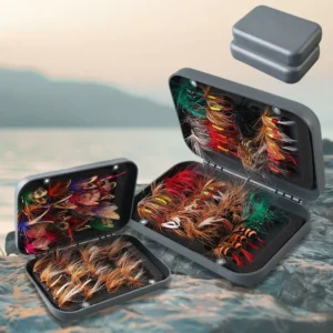 60/41pcs Box Bionic Fly Hook Set