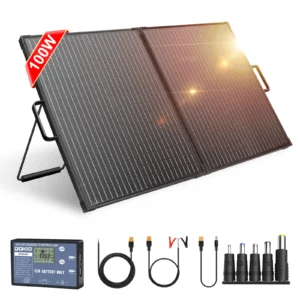 100W Portable Foldable Solar Kit /12V Controller