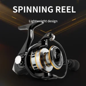 Spinning Reel, 5.2:1 Gear Ratio, Fresh & Saltwater