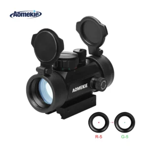 Red Dot Rifle Scope 1X 30mm with 22mm/11mm Mount