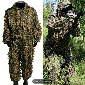 Hooded Camouflage Clothing Breathable Hunting Suit