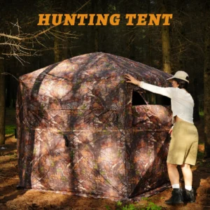 All-Terrain 360° See-Through Hunting Blind, with Carry Bag